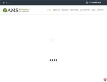 Tablet Screenshot of amsnetworks.com